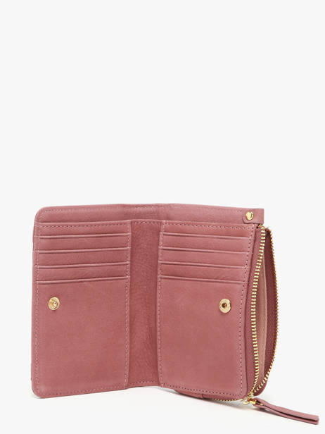 Wallet Leather Vintage Nat et nin Pink vintage ROZA other view 1