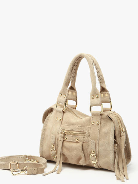 Sac Bandoulière Velvet Milano Beige velvet VE24092O vue secondaire 2