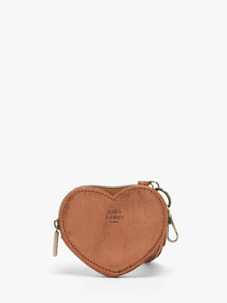 Coin Purse Vintage Leather Mila louise Brown vintage 16083X other view 2