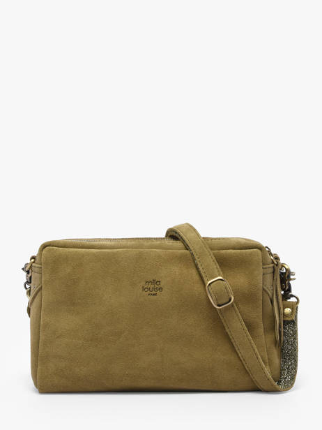 Sac Bandoulière Vintage Cuir Mila louise Argent vintage 23673V vue secondaire 3