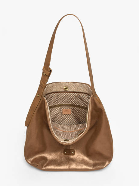 Sac Porté épaule Vintage Cuir Mila louise Marron vintage 23047XC vue secondaire 2