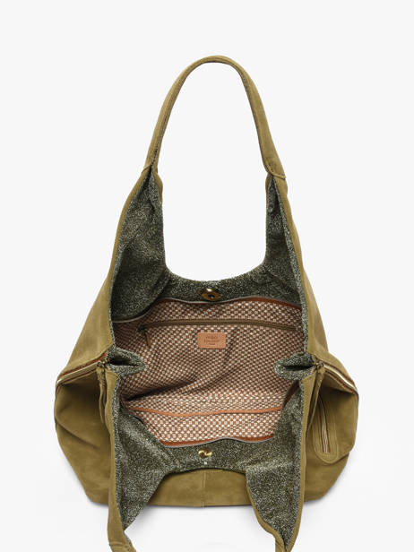 Sac Porté épaule Vintage Cuir Mila louise Argent vintage 23030V vue secondaire 2