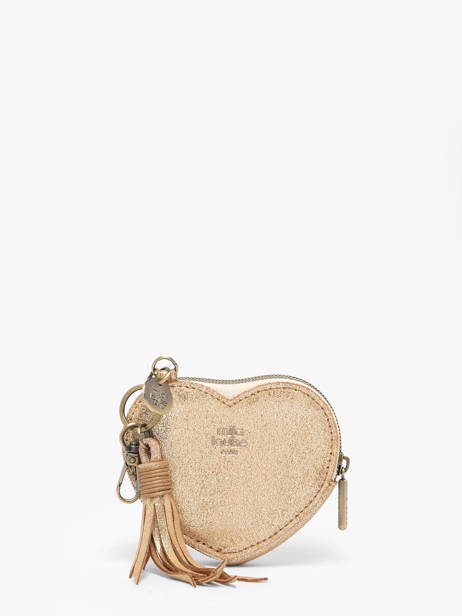 Coin Purse Vintage Leather Mila louise Beige vintage 16083X