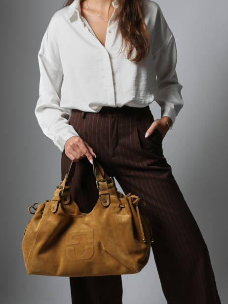 Sac Porté épaule Chiara Cuir Gerard darel Jaune chiara DDS84407 vue secondaire 1