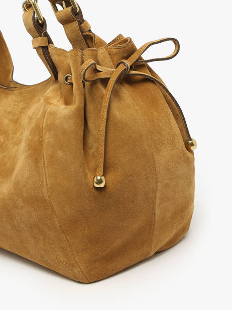 Sac Porté épaule Chiara Cuir Gerard darel Jaune chiara DDS84407 vue secondaire 5