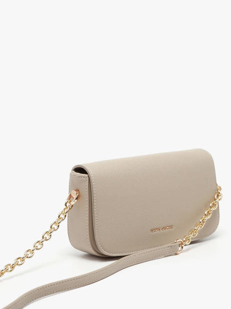 Crossbody Bag Saffiano David jones Brown saffiano CM8419 other view 2