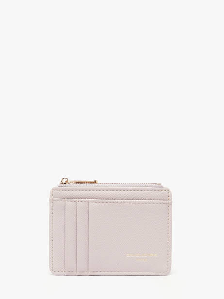 Coin Purse With Card Holder Saffiano David jones Violet saffiano 2