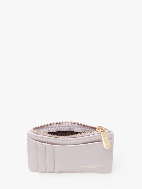 Coin Purse With Card Holder Saffiano David jones Violet saffiano 2 other view 1