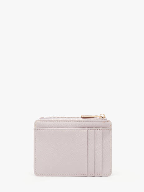 Coin Purse With Card Holder Saffiano David jones Violet saffiano 2 other view 2