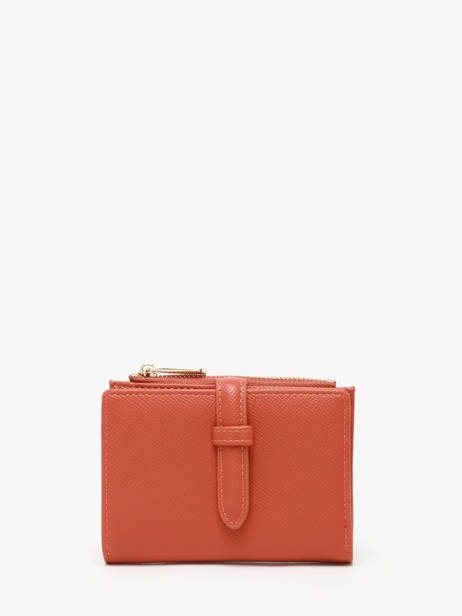 Portefeuille Saffiano David jones Orange saffiano P163