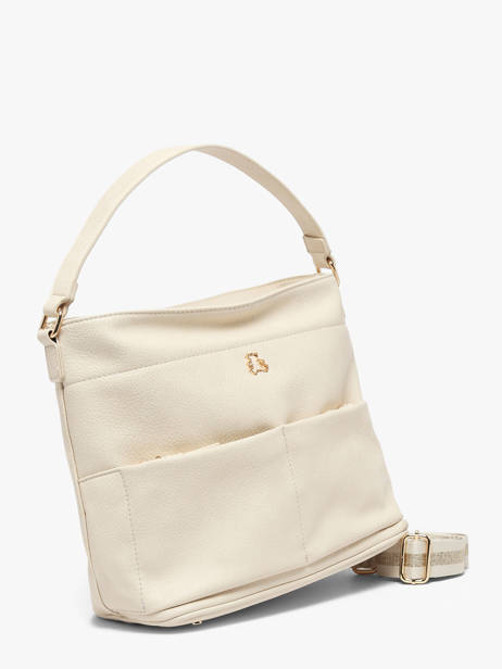 Shoulder Bag Soft Lulu castagnette White soft AISSAM other view 2