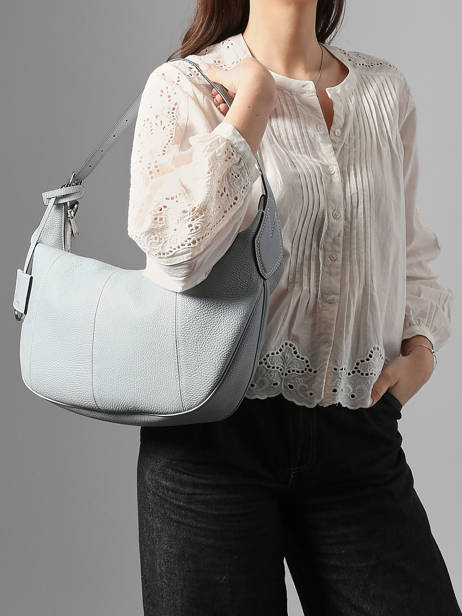 Sac Hobo Zippé L Victoire Cuir Lancel Bleu victoire A13994 vue secondaire 1