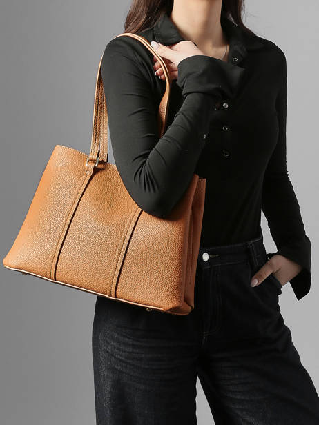 Sac Porté Main Et épaule Grained Miniprix Marron grained A721 vue secondaire 1