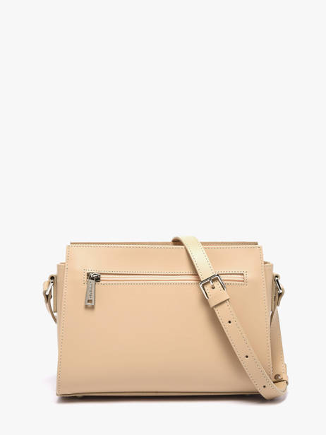 Shoulder Bag Smooth Leather Lancaster Beige smooth 437-02 other view 4