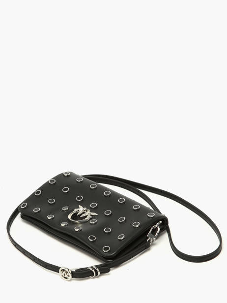 Sac Bandoulière Love Bag Soft Cuir Pinko Noir love bag soft 6023A39A vue secondaire 2