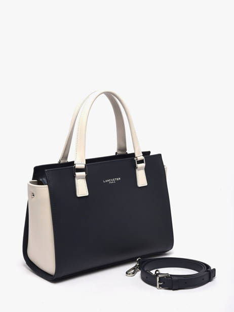 Sac Trapèze Smooth Cuir Lancaster Bleu smooth 3 vue secondaire 1