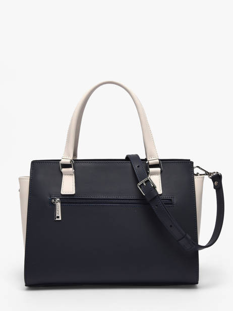 Sac Trapèze Smooth Cuir Lancaster Bleu smooth 3 vue secondaire 3