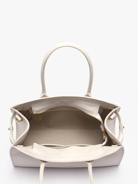 Sac Porté Main Donna Hopper Cuir Lancaster Blanc donna hopper 121 vue secondaire 2