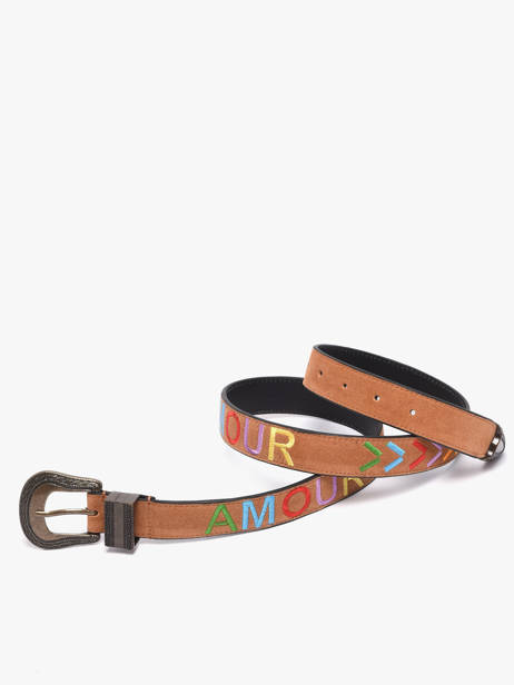 Ceinture Pieces Marron bellas 1716384I vue secondaire 2