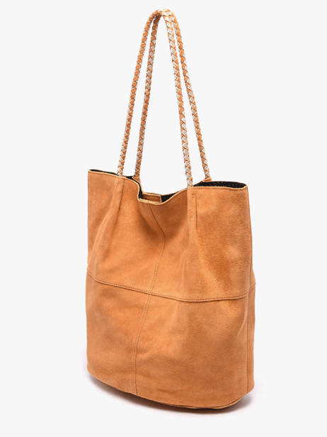Sac Porté épaule Brianna Cuir Pieces Orange brianna 17163617 vue secondaire 1