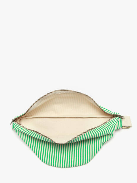 Sac Banane Olivia Rayures Hindbag Vert rayures RA vue secondaire 2