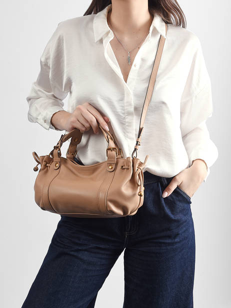 Sac Bandoulière Icone Cuir Gerard darel Beige icone DDS73410 vue secondaire 1