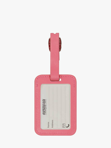 Luggage Tag American tourister Pink american tourist.ta 160234 other view 2