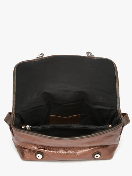 Sac Bandoulière Vintage Cuir Paul marius Marron vintage LOULOU vue secondaire 2