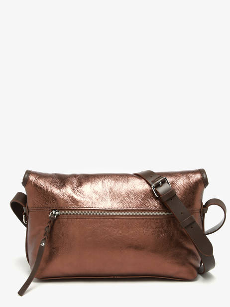 Sac Bandoulière Vintage Cuir Paul marius Marron vintage LOULOU vue secondaire 3