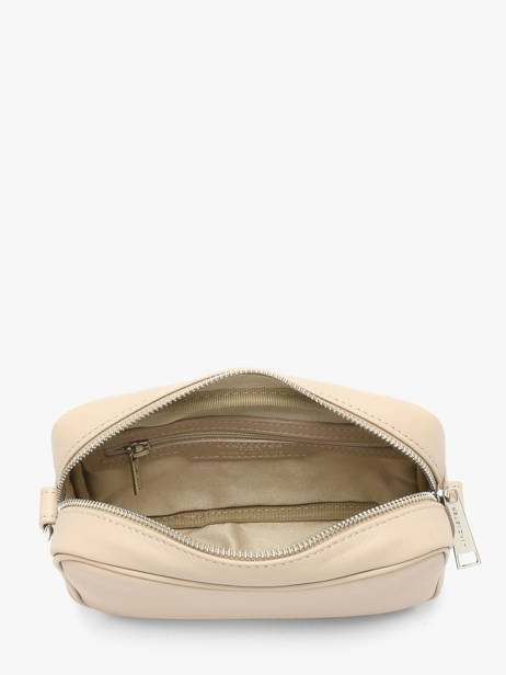 Shoulder Bag Donna Ama Leather Lancaster Beige donna ama 66 other view 3