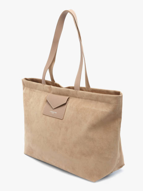 Sac Porté épaule Suedine Kba Polyester Lancaster Beige suedine kba 63 vue secondaire 1