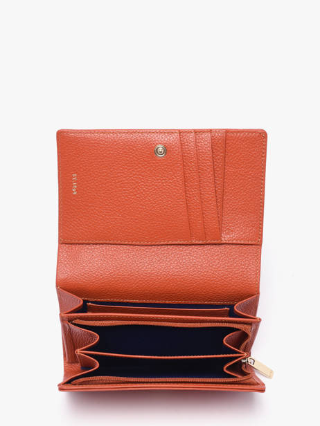 Leather Emilie Wallet Le tanneur Orange emily TEMI3304 other view 1