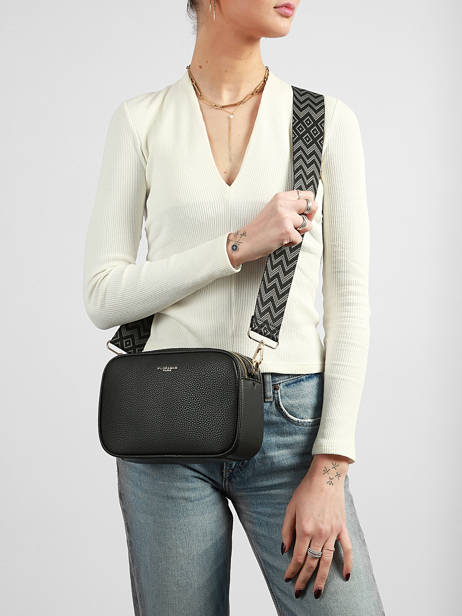 Shoulder Bag Grained Miniprix Black grained F6967OR other view 1
