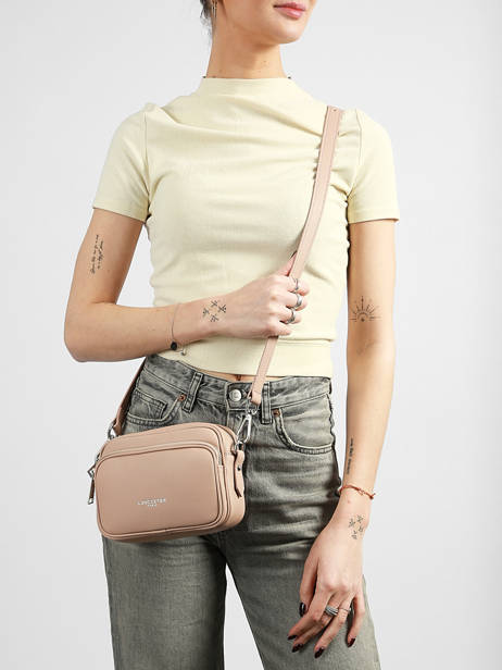 Shoulder Bag Donna Ama Leather Lancaster Pink donna ama 67 other view 1