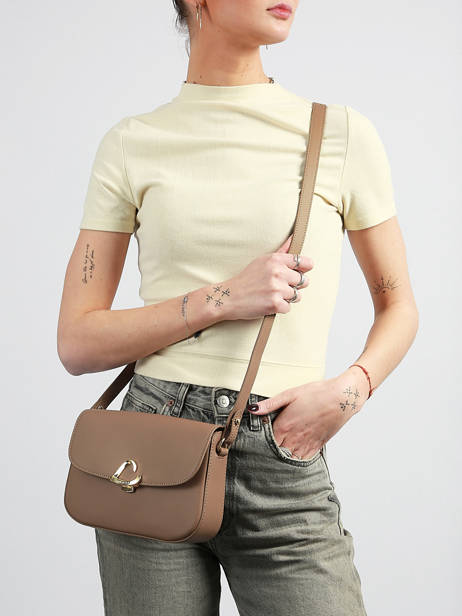 Shoulder Bag Paris Philos Leather Lancaster Brown paris philos 81 other view 1