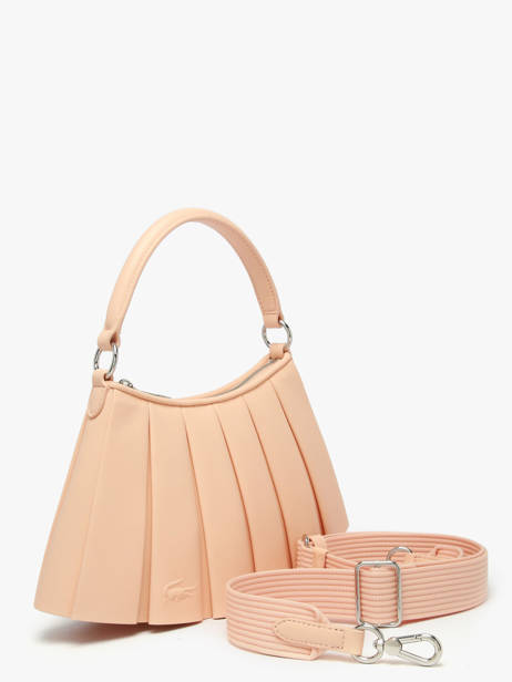 Shoulder Bag Lenglen Leather Lacoste Beige lenglen NU5011DP other view 2