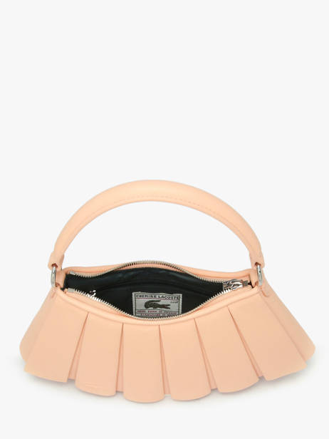 Shoulder Bag Lenglen Leather Lacoste Beige lenglen NU5011DP other view 3