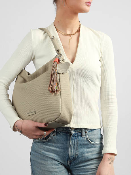 Shoulder Bag Grigri Polyurethane David jones Beige grigri CM8384 other view 1