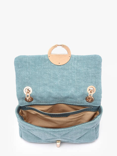 Shoulder Bag Moon Linen Vanessa bruno Blue moon 70V40326 other view 3