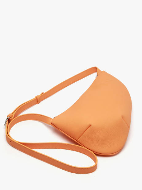 Sac Bandoulière Large City Perle Cuir Nathan baume Orange n city 1 vue secondaire 2
