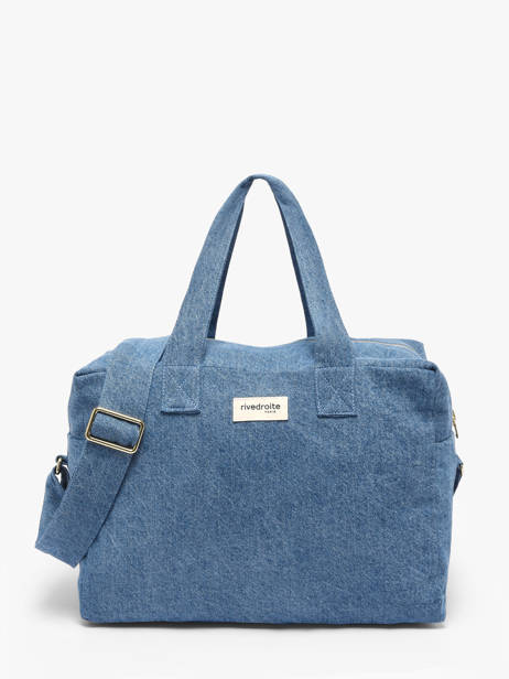 Le City Bag Sauval Coton Recyclé Rivedroite Bleu timeless SAUVATIM