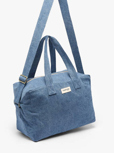 Le City Bag Sauval Coton Recyclé Rivedroite Bleu timeless SAUVATIM vue secondaire 2