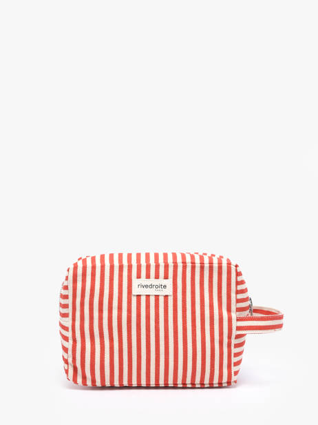 Toiletry Kit Rivedroite Red spring striped TOUXLSTR