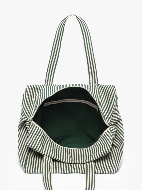 Sac Porté épaule Spring Striped Coton Rivedroite Vert spring striped CELESTRI vue secondaire 2