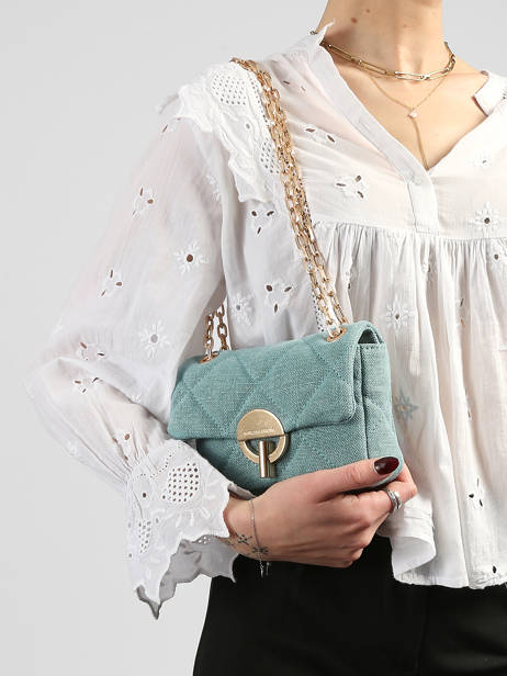 Shoulder Bag Moon Linen Vanessa bruno Blue moon 70V40326 other view 1