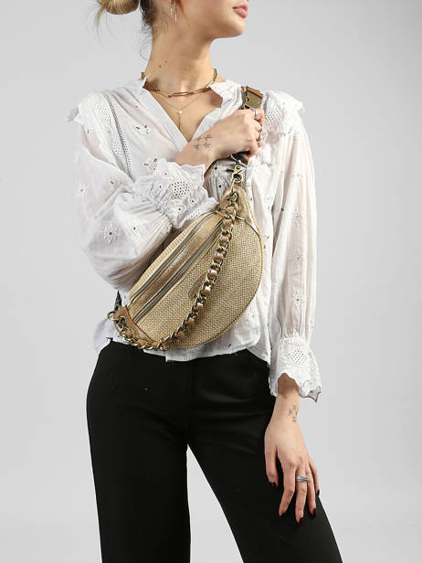 Sac Banane Mila louise Beige cm 23689CM vue secondaire 1