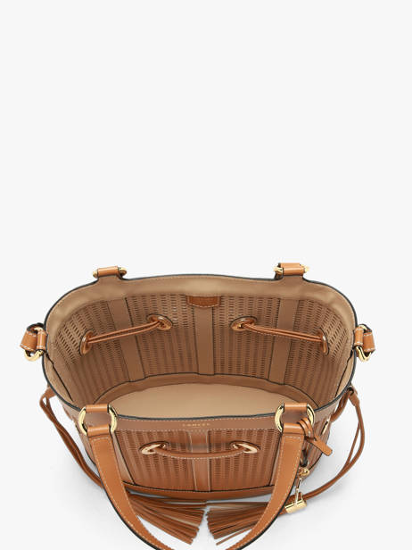 Medium Leather Premier Flirt Ajouré Bucket Bag Lancel Brown premier flirt A14010 other view 3