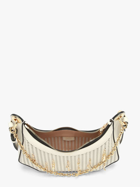 Sac Bandoulière M Croisette Charms Cuir Lancel Blanc croisette A14012 vue secondaire 3