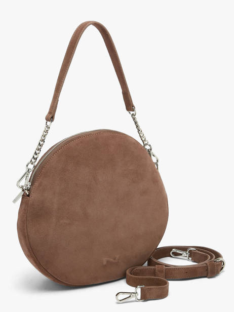 Suede Leather Anna Shoulder Bag Nathan baume Brown nathan 9S other view 1