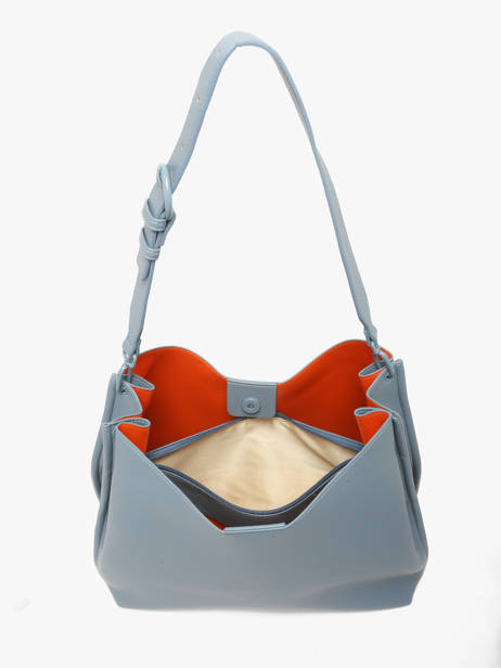 Sac Porté épaule Dorine Laurent david Bleu ld bags 70 vue secondaire 4